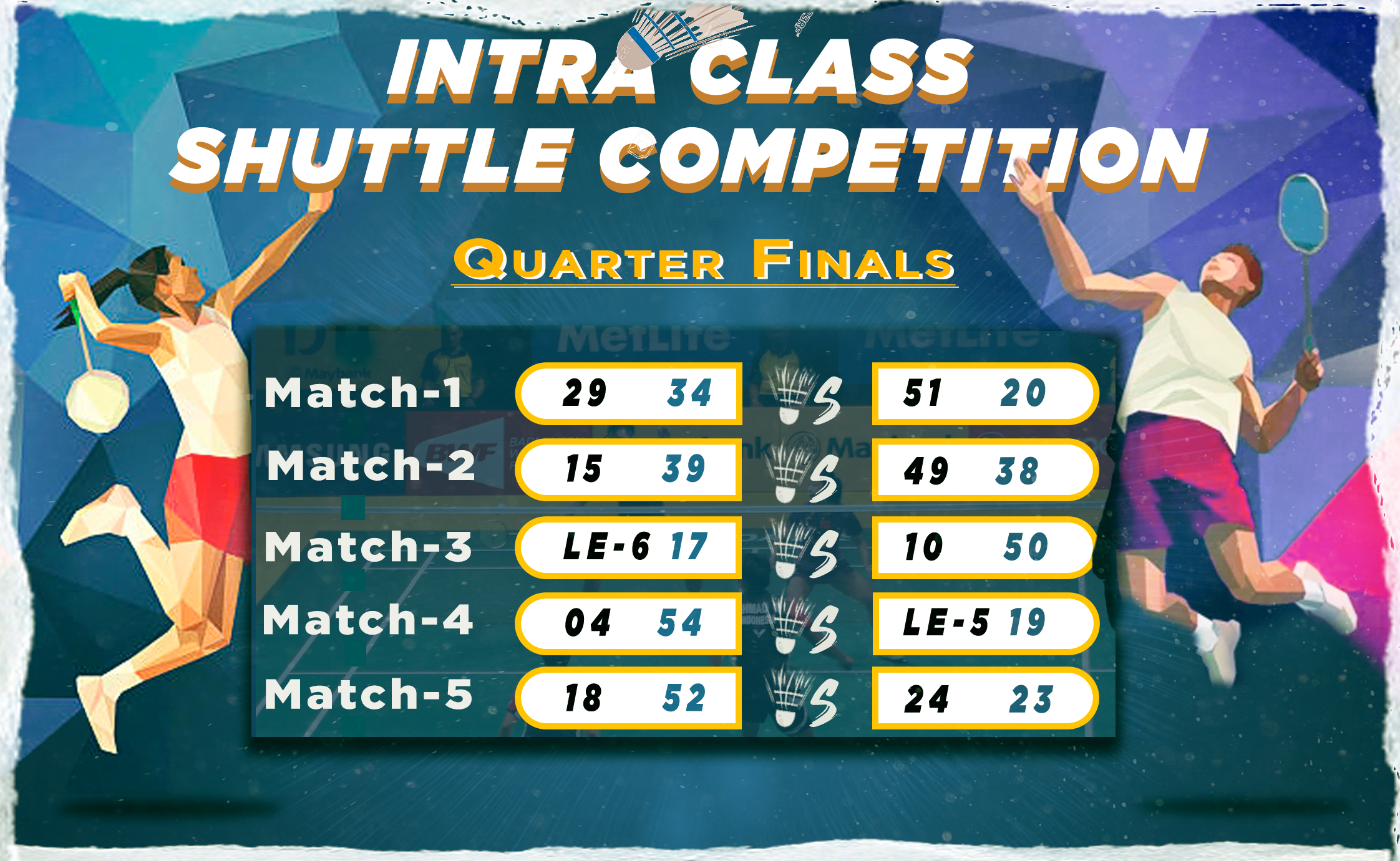 Sports Academy Shuttle Competition Poster thumbnail